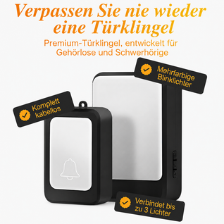 Vibrations-Türklingel für Gehörlose & Schwerhörige – Nie wieder einen Besuch verpassen